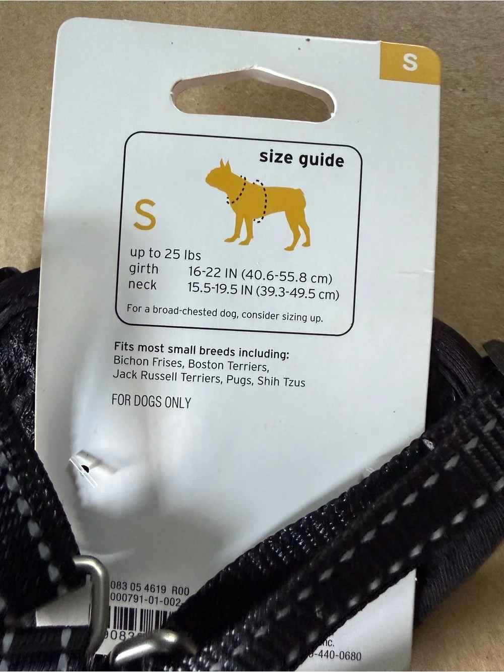 Dog harness packaging